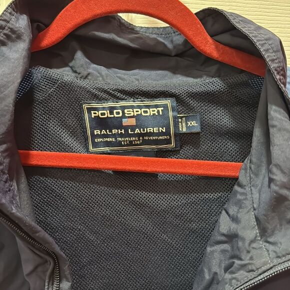 Polo Sport Ralph Lauren Vintage Men's Navy and Blue Jacket size XXL - Picture 7 of 15
